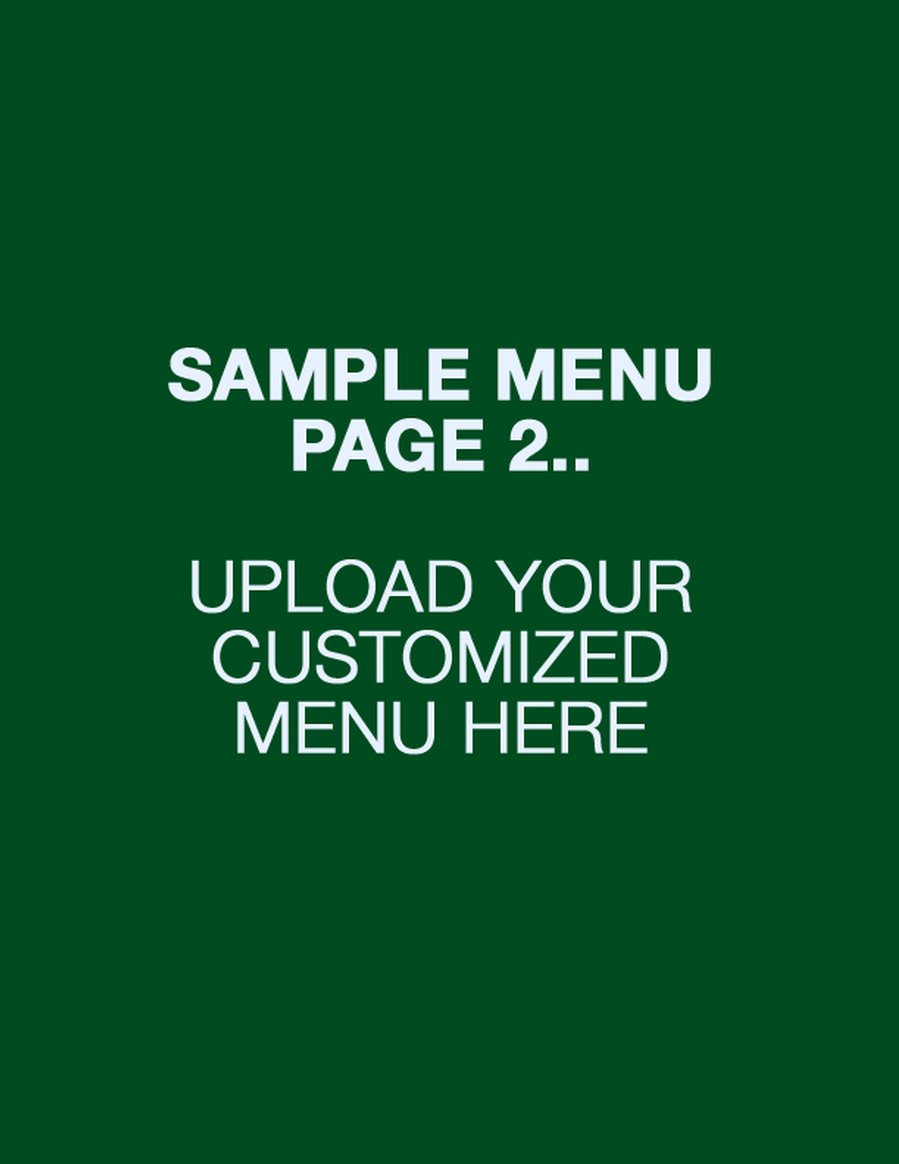 Menu Page 2