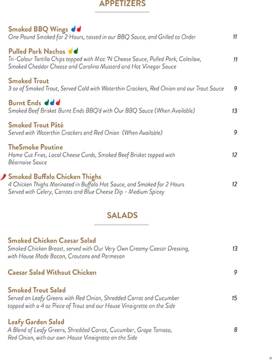 Dinner Menu - Appetizers & Salad