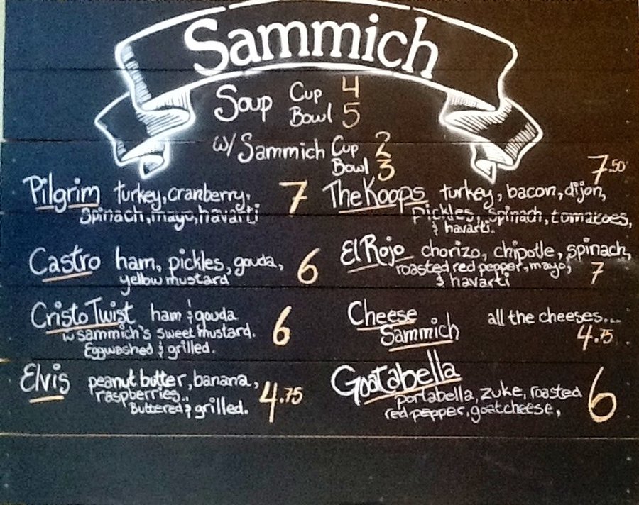 Sammich Soup and Sammiches