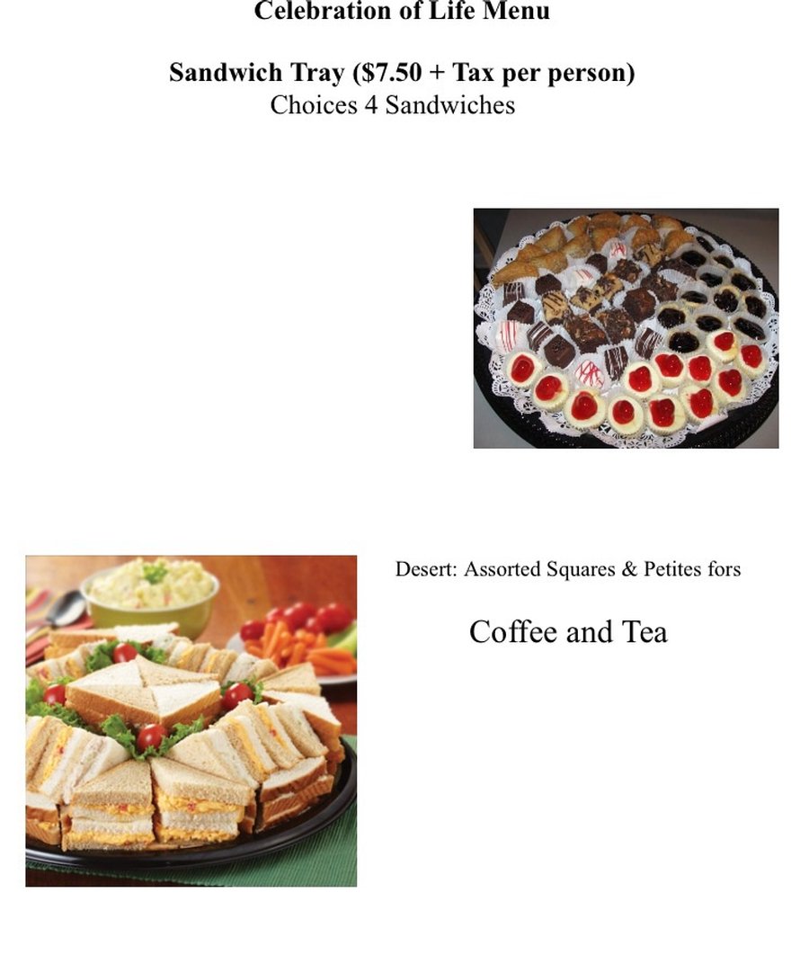 Catering Menu