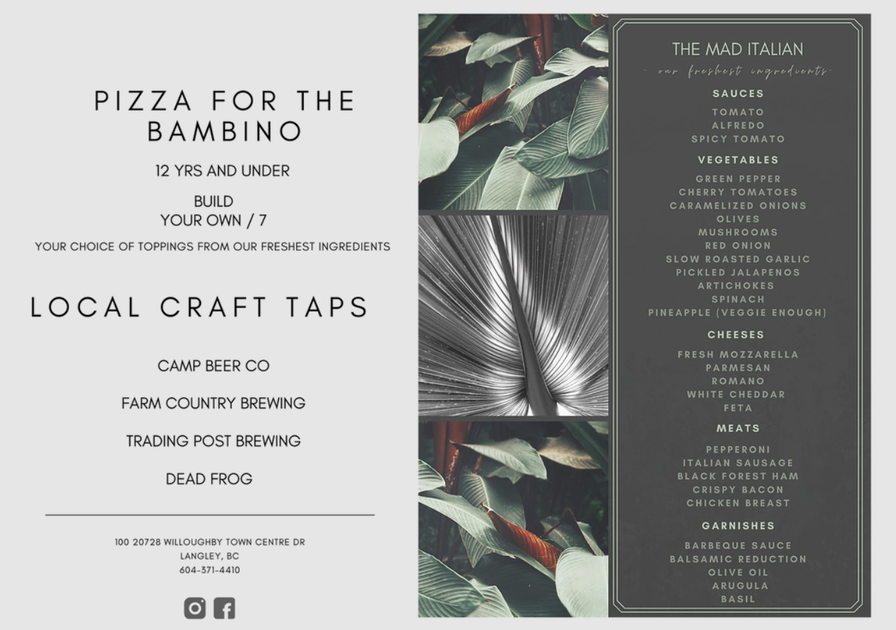Menu Page 2