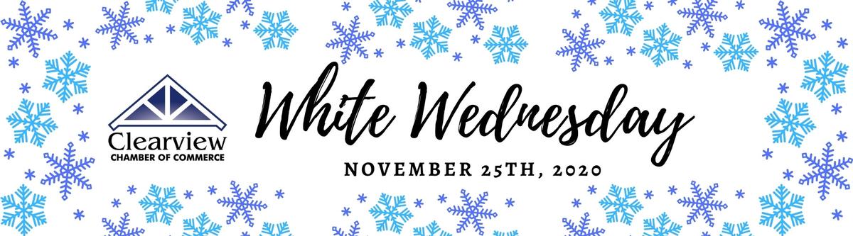 White Wednesday Banner