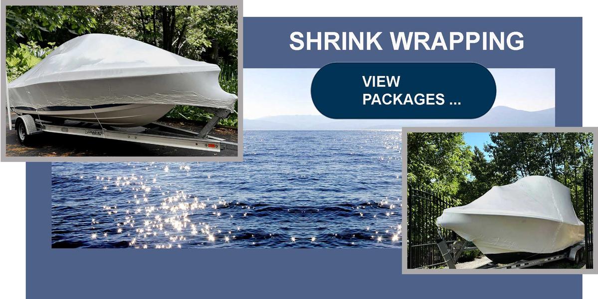 Custom Shrink Wrapping for Boats RVs and ATV's