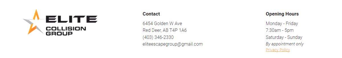 The Elite Collision Group Paint and Auto Body Shop | Red Deer Alberta