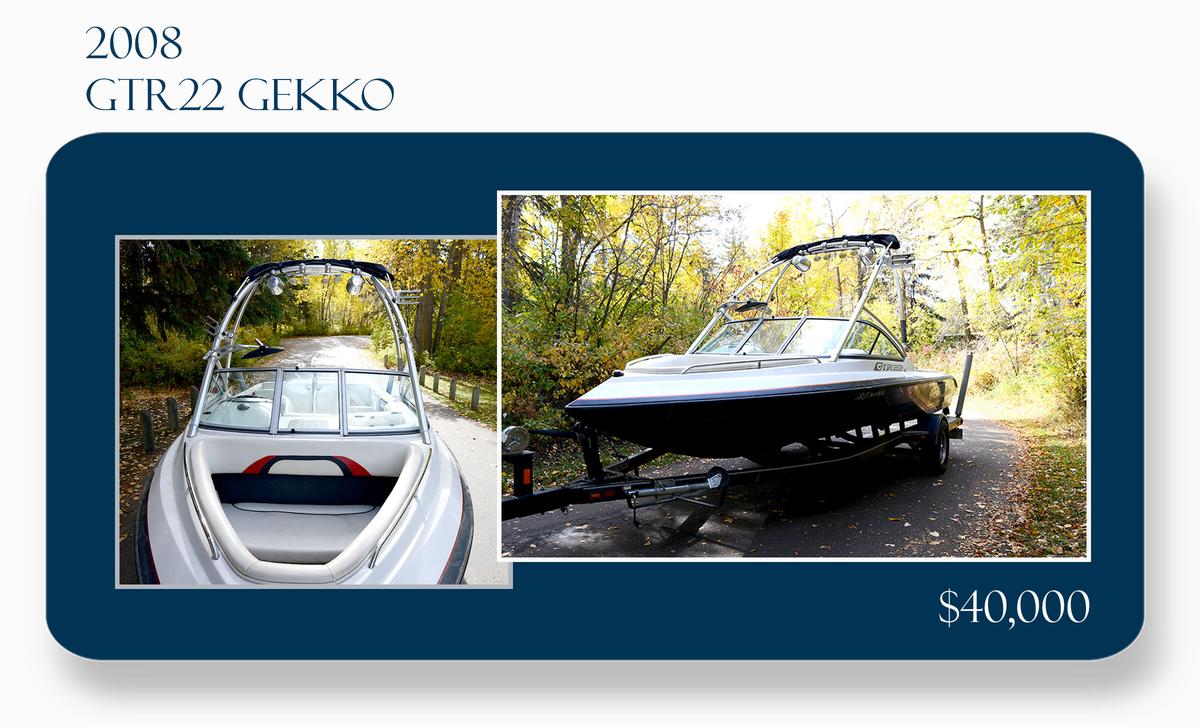 Boat for Sale Red Deer 2008 GTR22 Gekko