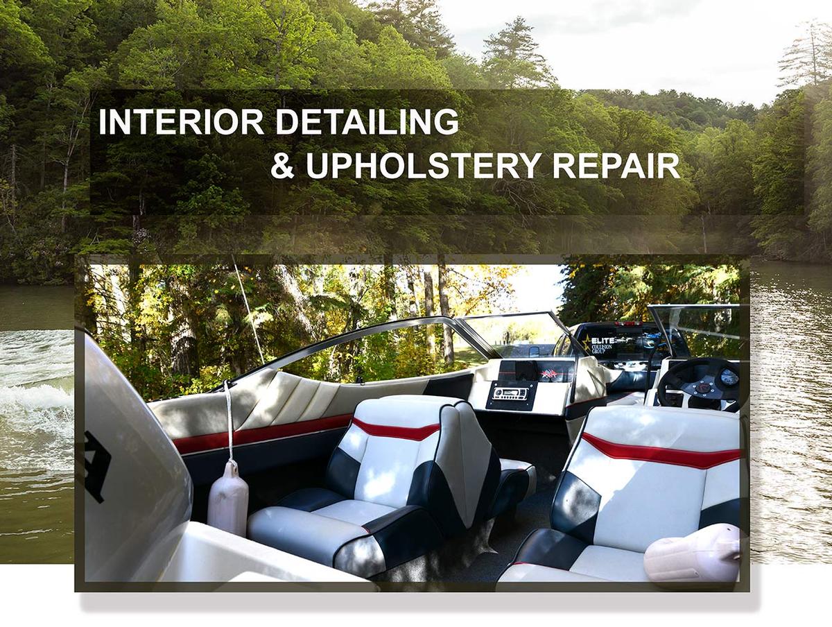 Boat Interior Detailing & Upholstery Repair